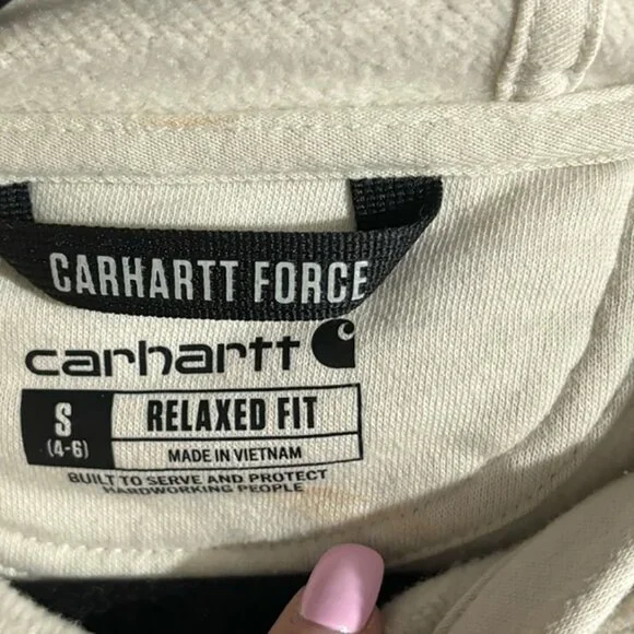 Carhartt Womens Force Relaxed Fit Lightweight Graphic Hoodie - Picture 5 of 6